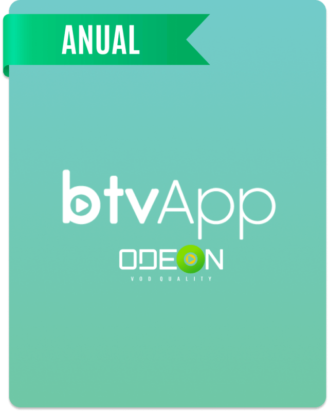 btvApp Pro + Odeon por 365 dias Anual