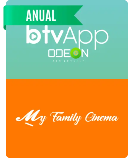 Combo Btv App + Odeon + eppi Cinema por 30 días Mensal