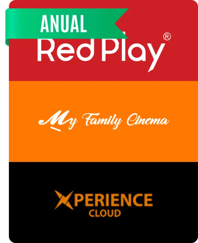 Combo RedPlay Apk + My Family Cinema / Eppi Cinema + Nuvem Premium Xperience por 365 días Anual