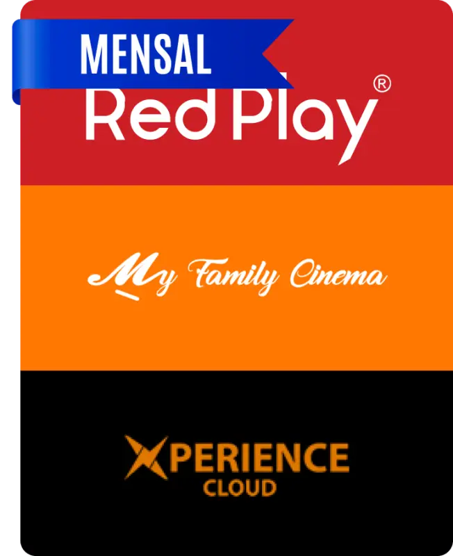 📺 Combo Nuvem RedPlay + My Family Cinema / Eppi Cinema + Nuvem Premium Xperience por 30 días Mensal