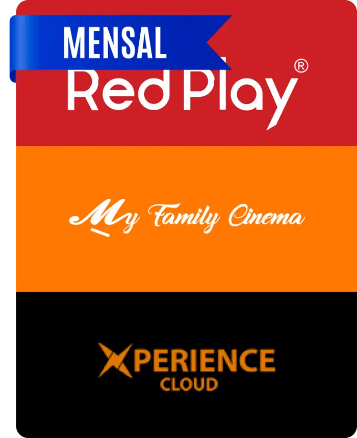 📺 Combo Nuvem RedPlay + My Family Cinema / Eppi Cinema + Nuvem Premium Xperience por 30 días Mensal