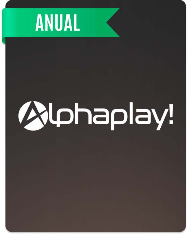 Alphaplay Pro para 365 dias anual.