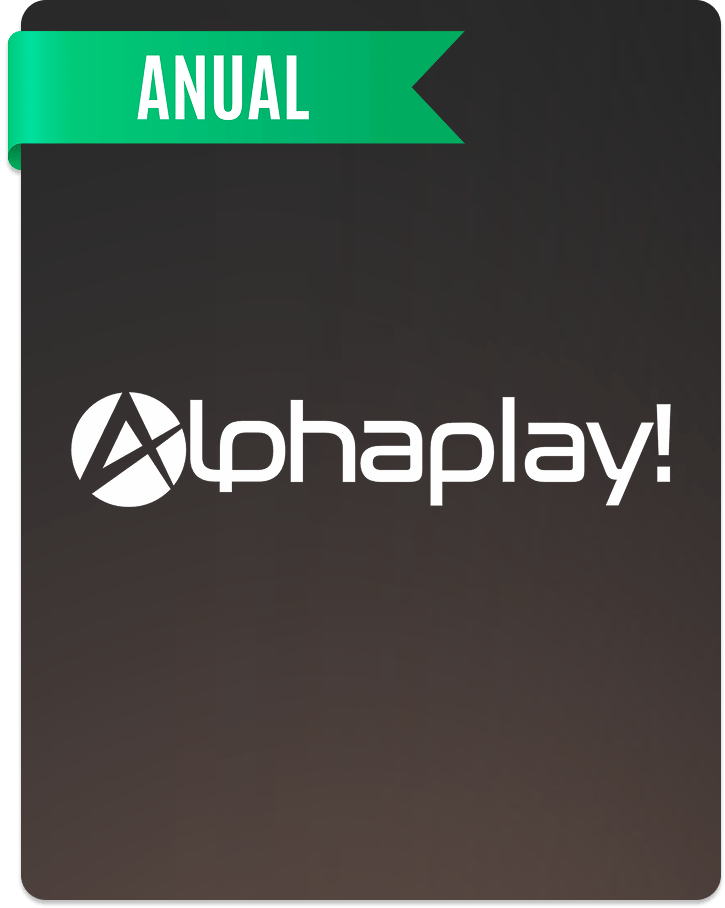 alphaplay-anual Alphaplay Pro para 365 dias anual.
